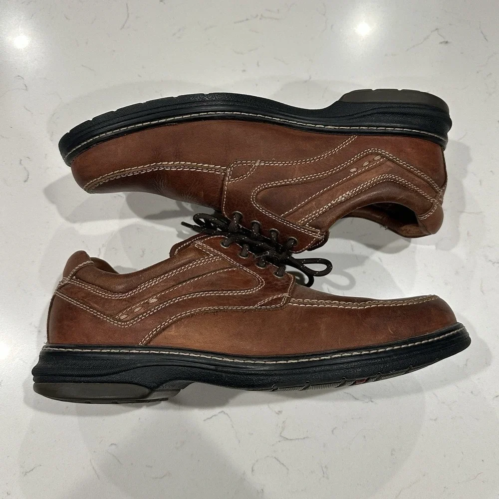 Johnston & Murphy XC4 Waterproof Brown Leather Oxford Shoes 10.5M 25-1074